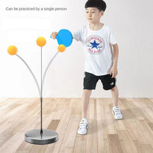 Load image into Gallery viewer, Discover the thrill of the Dynamic Table Tennis Toy - the OTG Ping Pong Trainer. Perfect for teenagers and kids, this versatile ping pong set is a portable indoor outdoor game that guarantees skill enhancement and endless hours of fun."