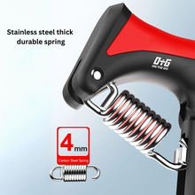 Load image into Gallery viewer, Carbon Steel Spring Gripper : Achieve unparalleled strength with our Hand Grip Strengthener's carbon steel spring gripper. This robust component ensures durability and long-lasting performance, making it a reliable tool for building hand and forearm strength. Elevate your workout with the power of carbon steel in this advanced grip enhancement tool.