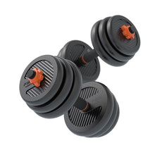 Load image into Gallery viewer, OTG 6 In 1 Adjustable Dumbbells And Barbell With Eco-Friendly Material Plates