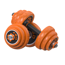 Load image into Gallery viewer, OTG 20 kgs Adjustable Dumbbells and barbell with sturdy carrying case.
