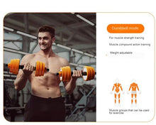 Load image into Gallery viewer, OTG Adjustable Steel Dumbbells and Barbell Kit 20 kgs.