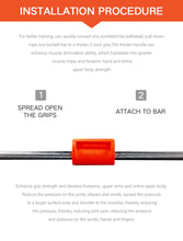 Load image into Gallery viewer, Oval Gripz - Insane Forearm Builder (Orange)