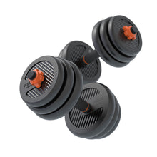 Load image into Gallery viewer, OTG 6 In 1 Adjustable Dumbbells And Barbell With Eco-Friendly Material Plates
