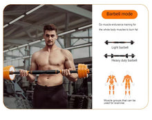 Load image into Gallery viewer, OTG Adjustable Steel Dumbbells and Barbell Kit 20 kgs.
